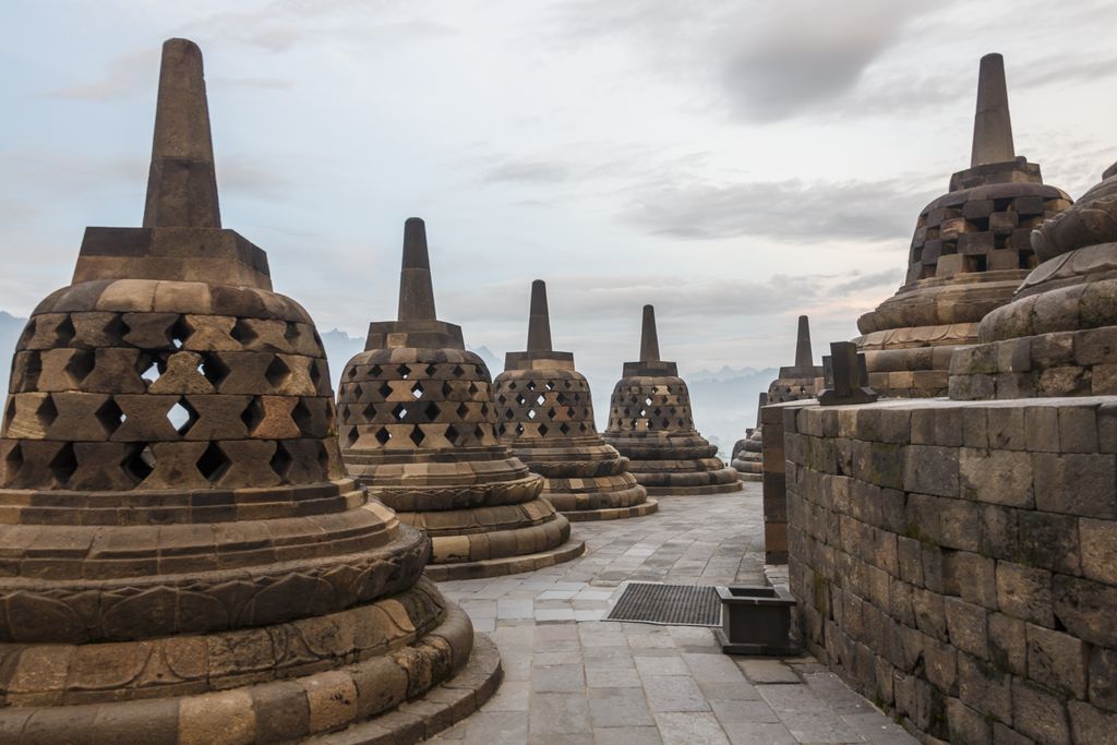 Temples architectural view