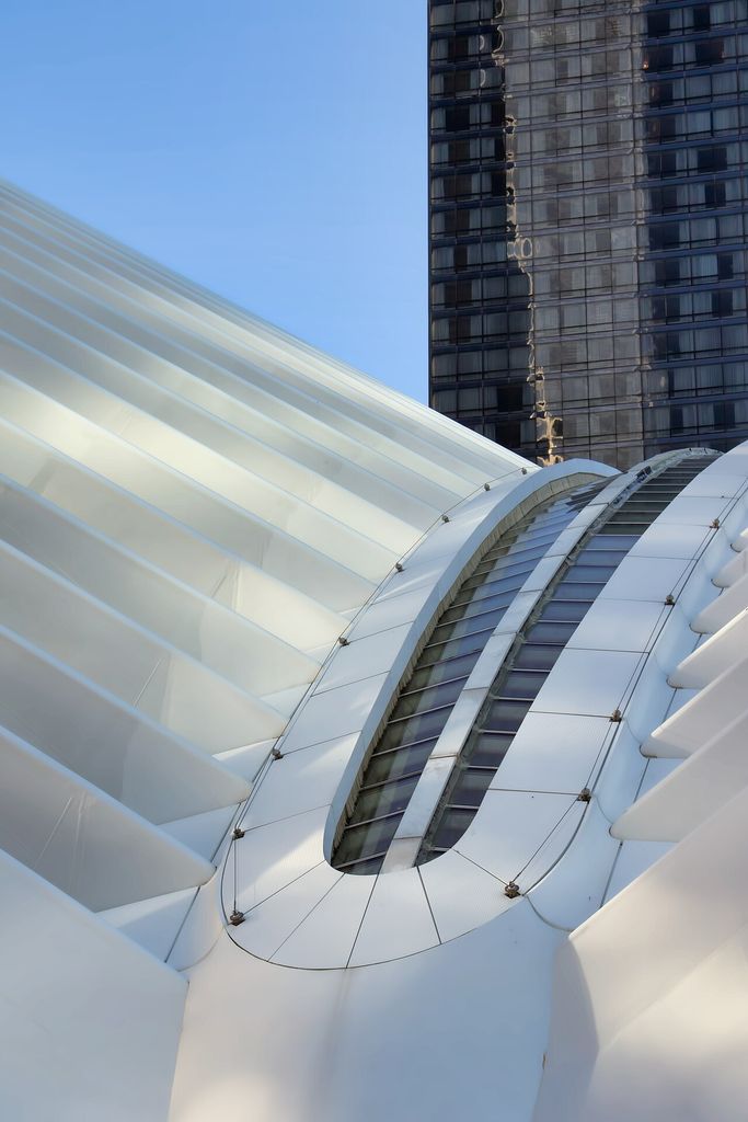 World Trade Center Transportation Center, designed by Santiago Calatrava, New York.