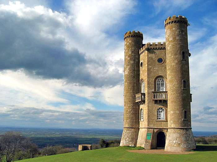 Broadway Tower , The Cotswolds, a folly designed by James Wyatt and built for Lady Coventry in 1799.
