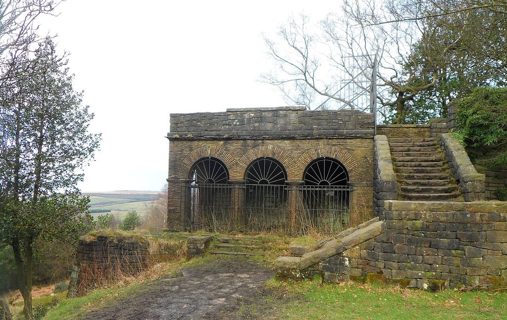 Folly in Rivington Terraced Gardens.