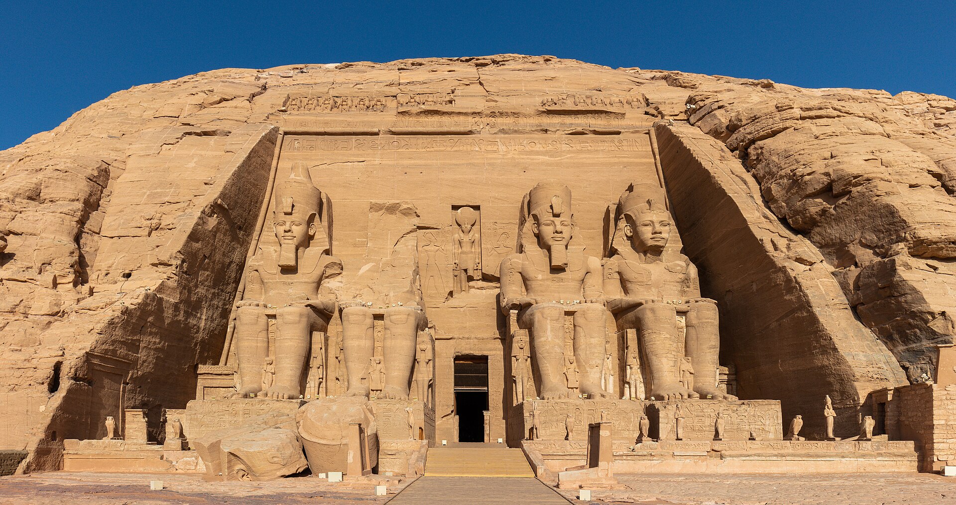 Abu Simbel architectural view