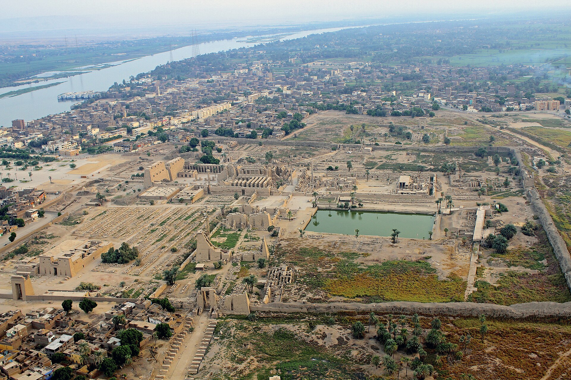 Karnak Temple architectural view