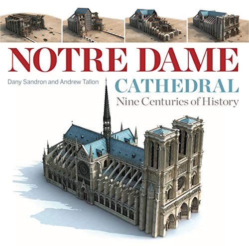 Cover of Notre Dame Cathedral: Nine Centuries of History by Dany Sandron and Andrew Tallon