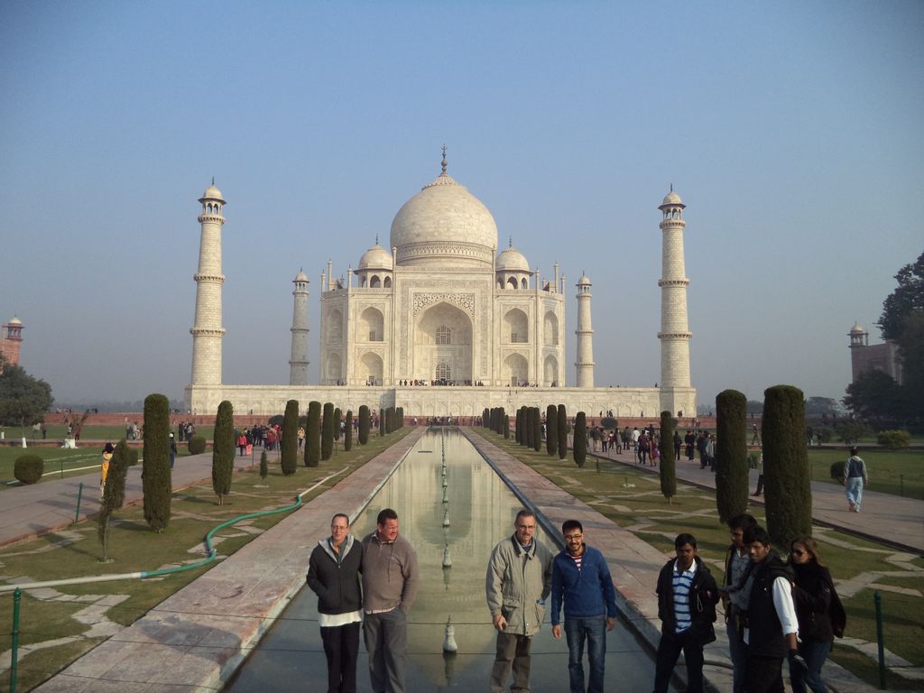 Taj Mahal architectural view