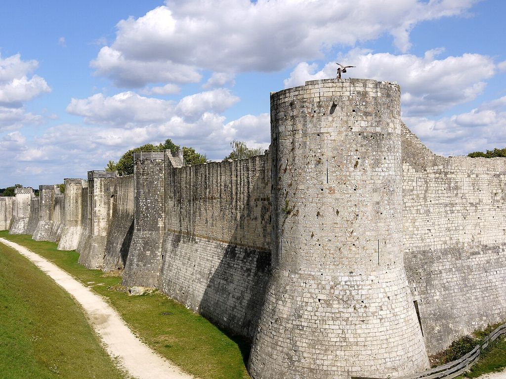 Medieval fortifications of Provins, Ile de France, France.