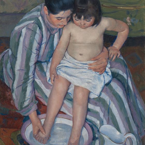 The Child's Bath by Mary Cassatt