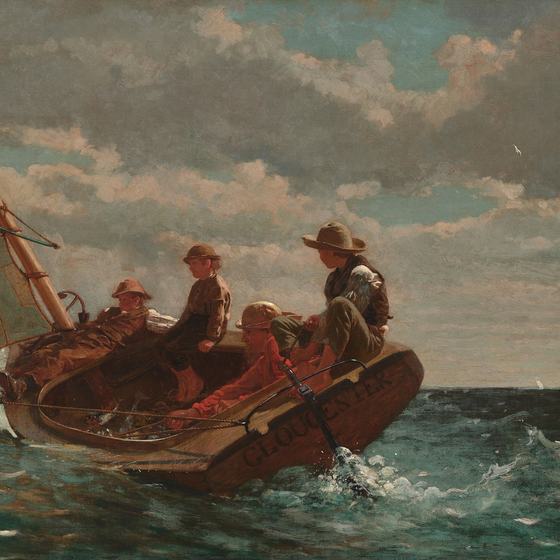 Breezing Up (A Fair Wind) by Winslow Homer