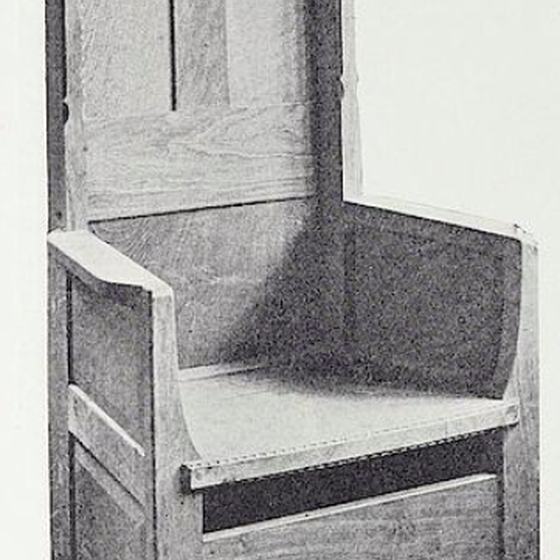 Chair in English oak
