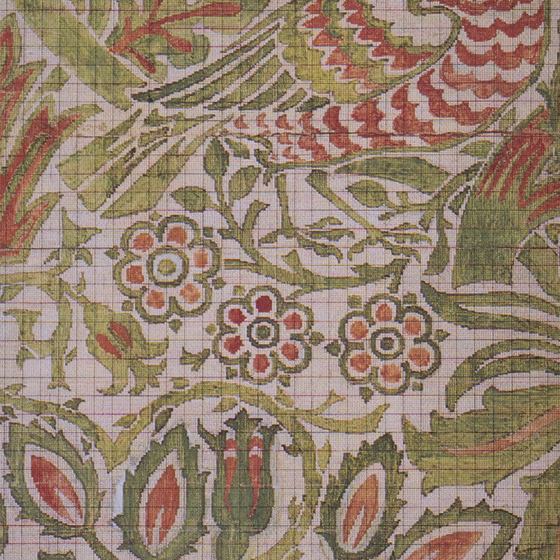 Dove and Rose point paper by William Morris and Morris & Co.