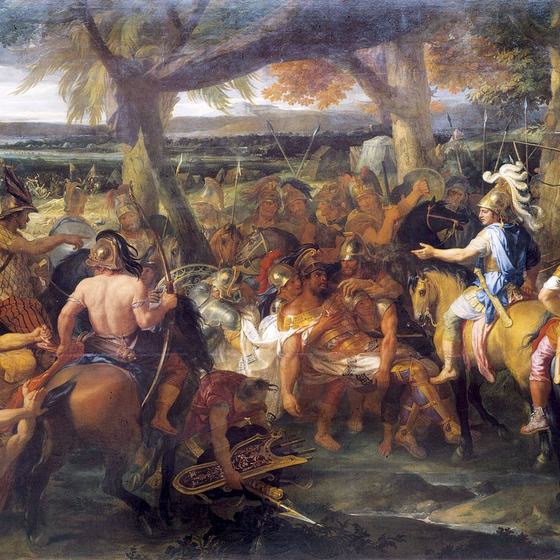 Alexander and Porus