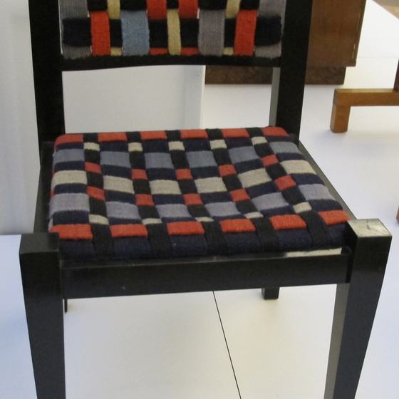 Chair with Woven Textile