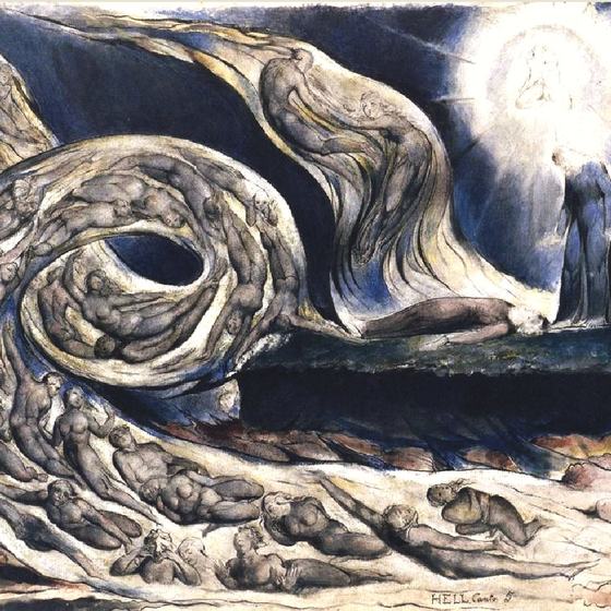 The Whirlwind of Lovers by William Blake