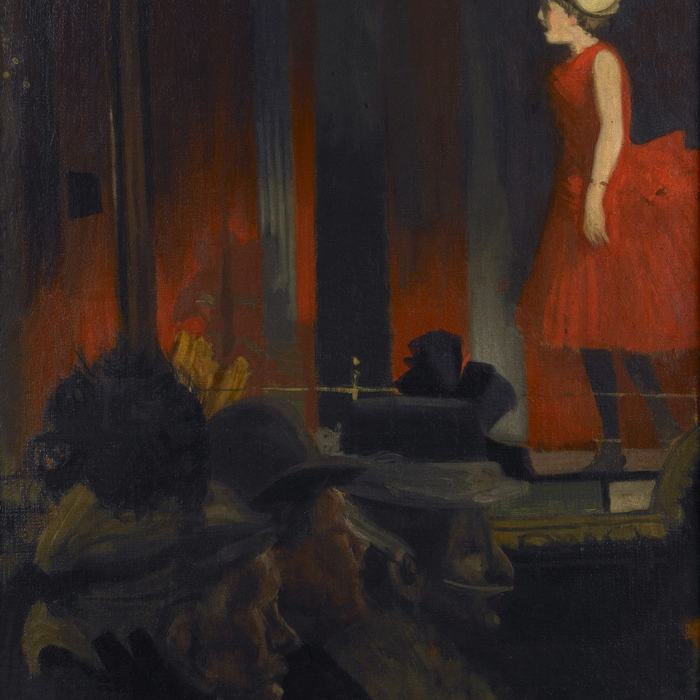 The P.S. Wings in the O.P. Mirror by Walter Sickert
