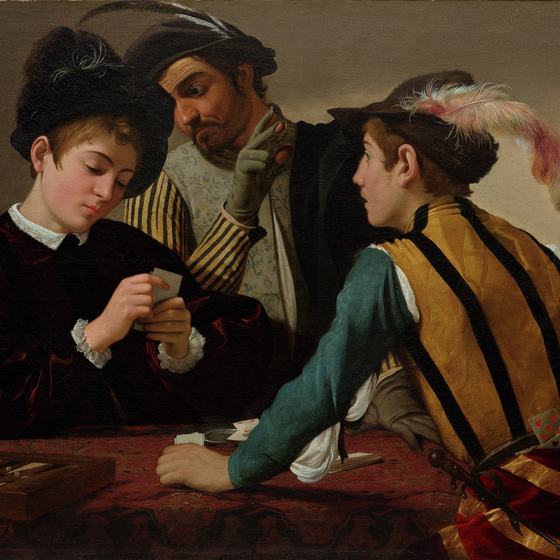 The Cardsharps by Caravaggio