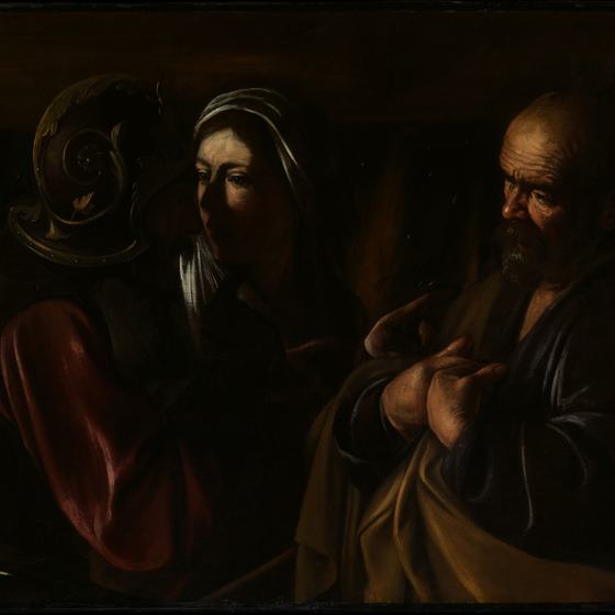 The Denial of Saint Peter by Caravaggio