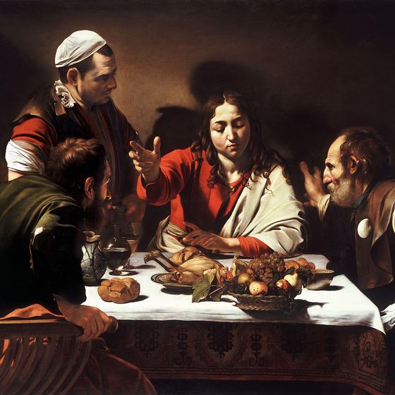 The Supper at Emmaus by Caravaggio