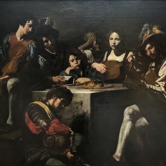 Concert with a Bas-Relief