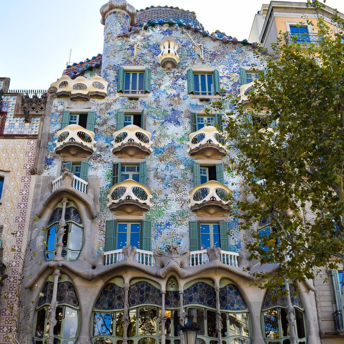 Casa Batlló by Antoni Gaudí and collaborators