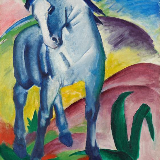 Blue Horse I by Franz Marc