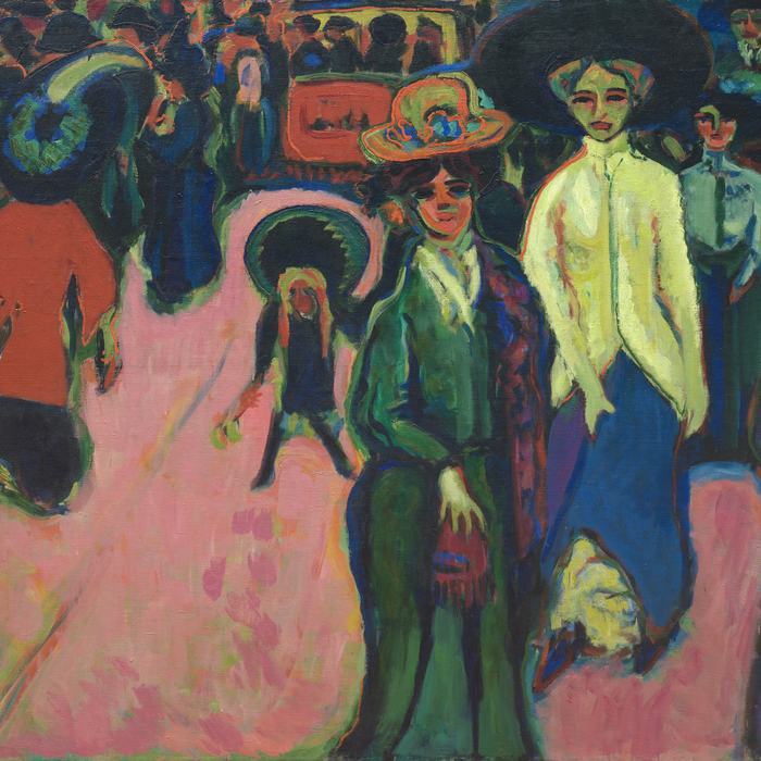 Street, Dresden by Ernst Ludwig Kirchner