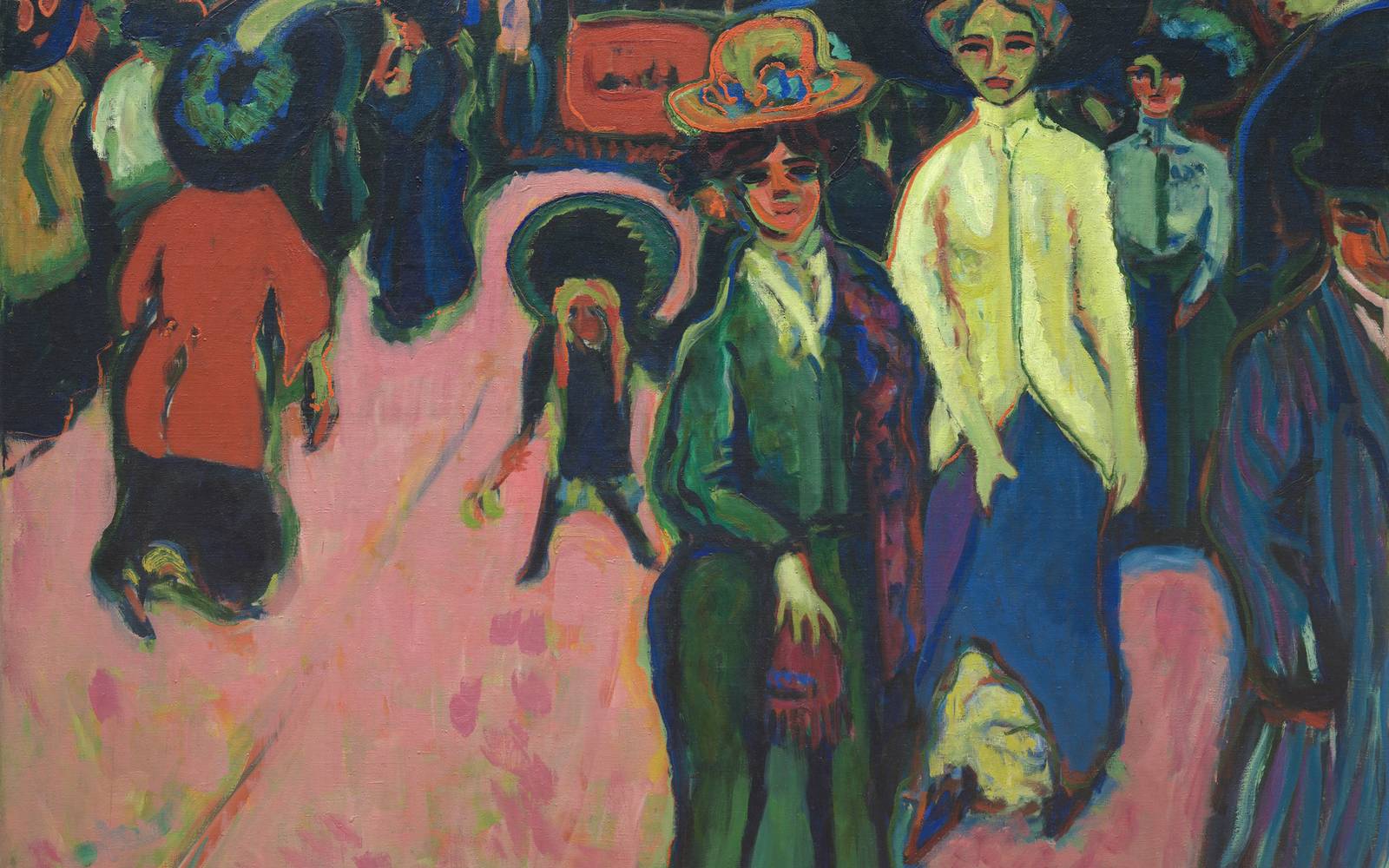 Street, Dresden by Ernst Ludwig Kirchner