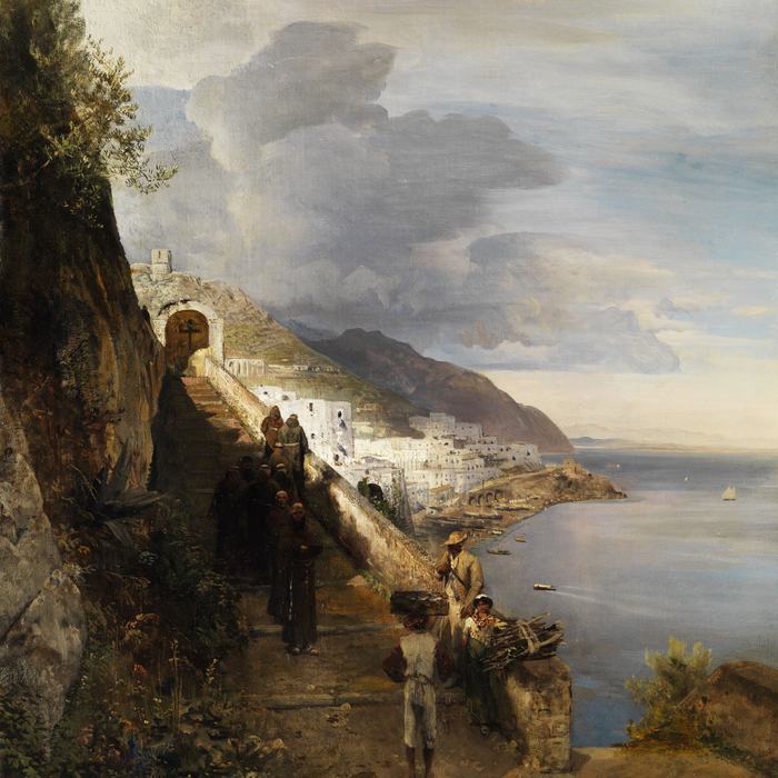 The Amalfi Coast by Oswald Achenbach