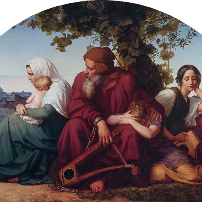 The Mourning Jews in Exile by Eduard Bendemann