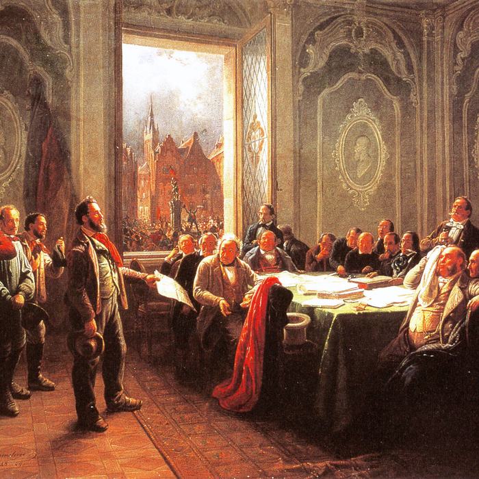 Workers before the Magistrate by Johann Peter Hasenclever