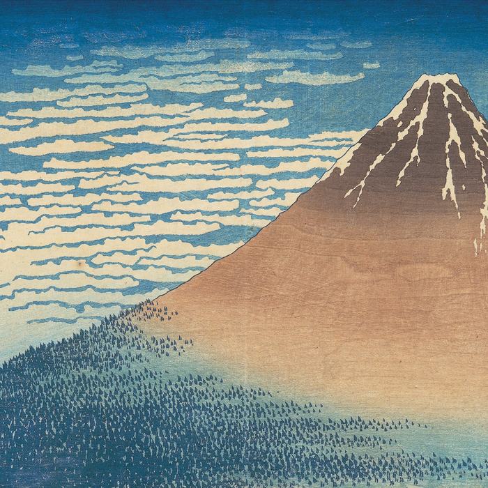 Fine Wind, Clear Morning by Katsushika Hokusai