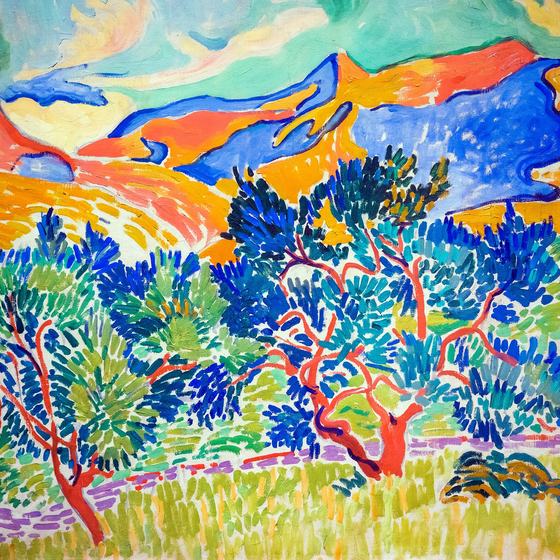 Mountains at Collioure