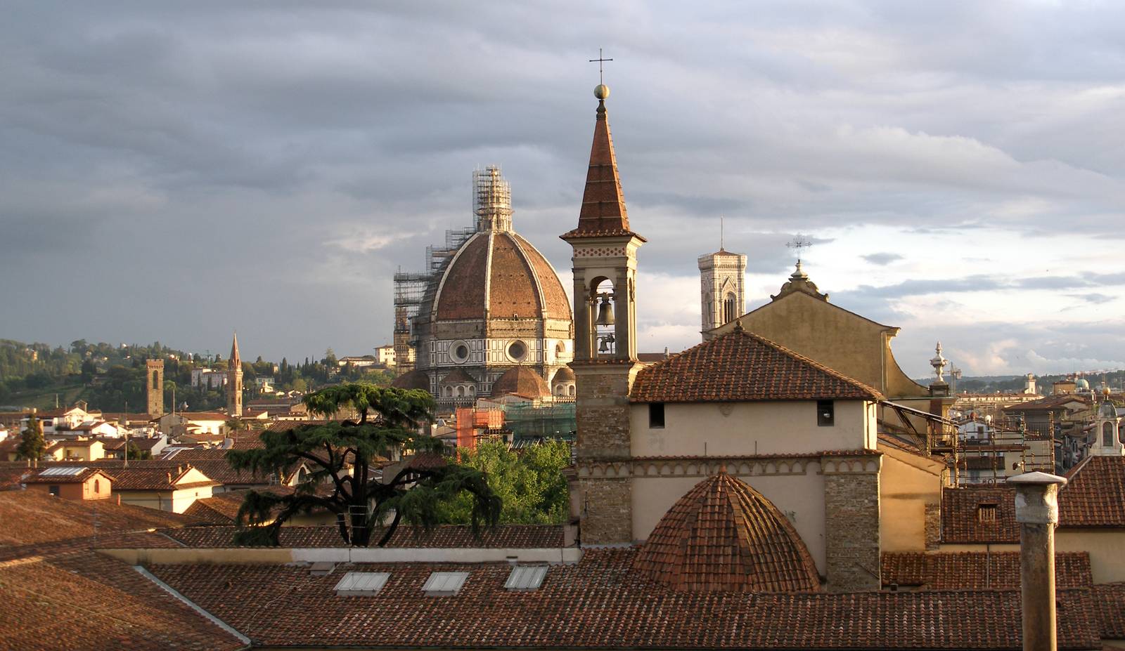 Brunelleschi's dome above Florence