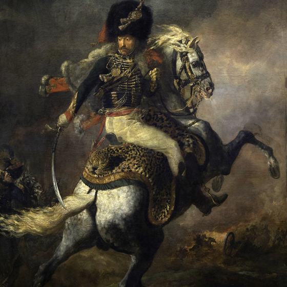 The Charging Chasseur by Théodore Géricault