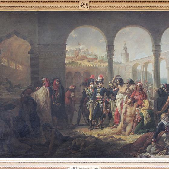 Bonaparte Visiting the Plague Victims of Jaffa by Antoine-Jean Gros