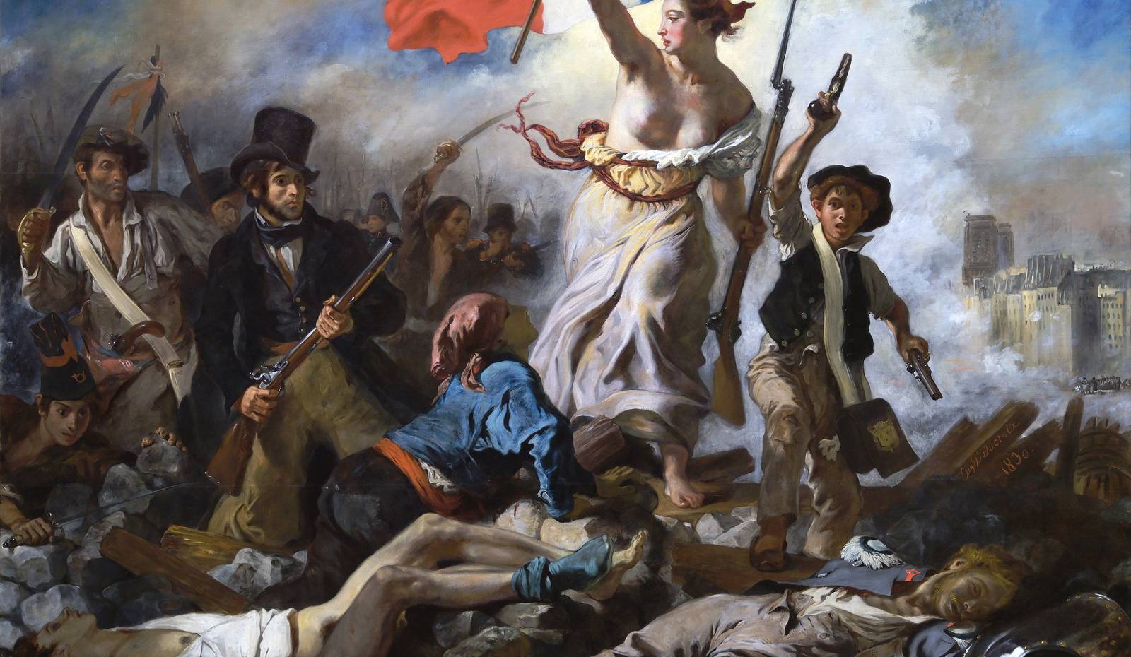 Liberty Leading the People by Eugène Delacroix
