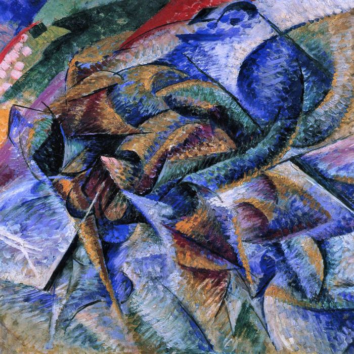Dynamism of a Cyclist by Umberto Boccioni