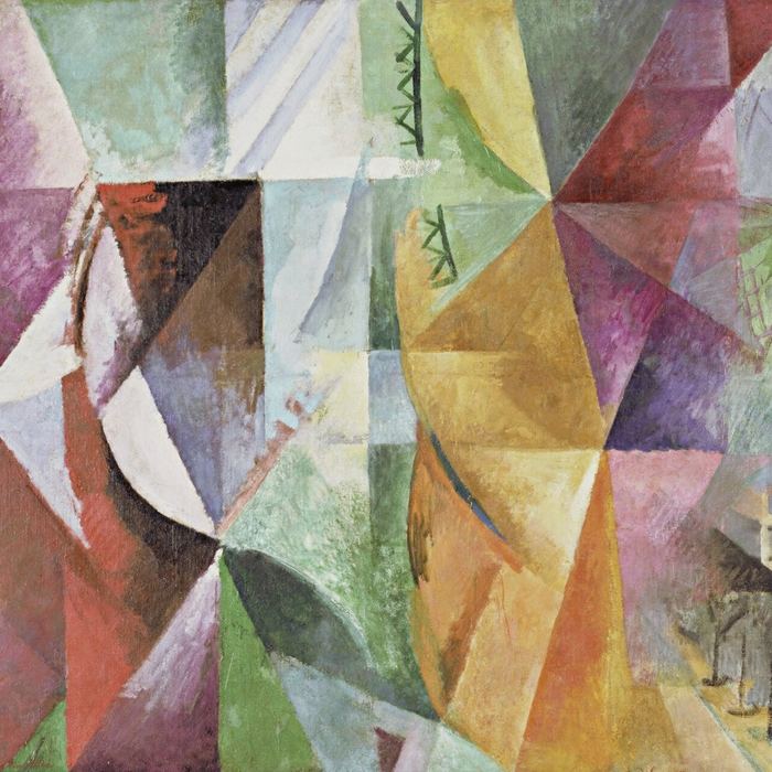 The Three Windows, the Tower and the Wheel by Robert Delaunay