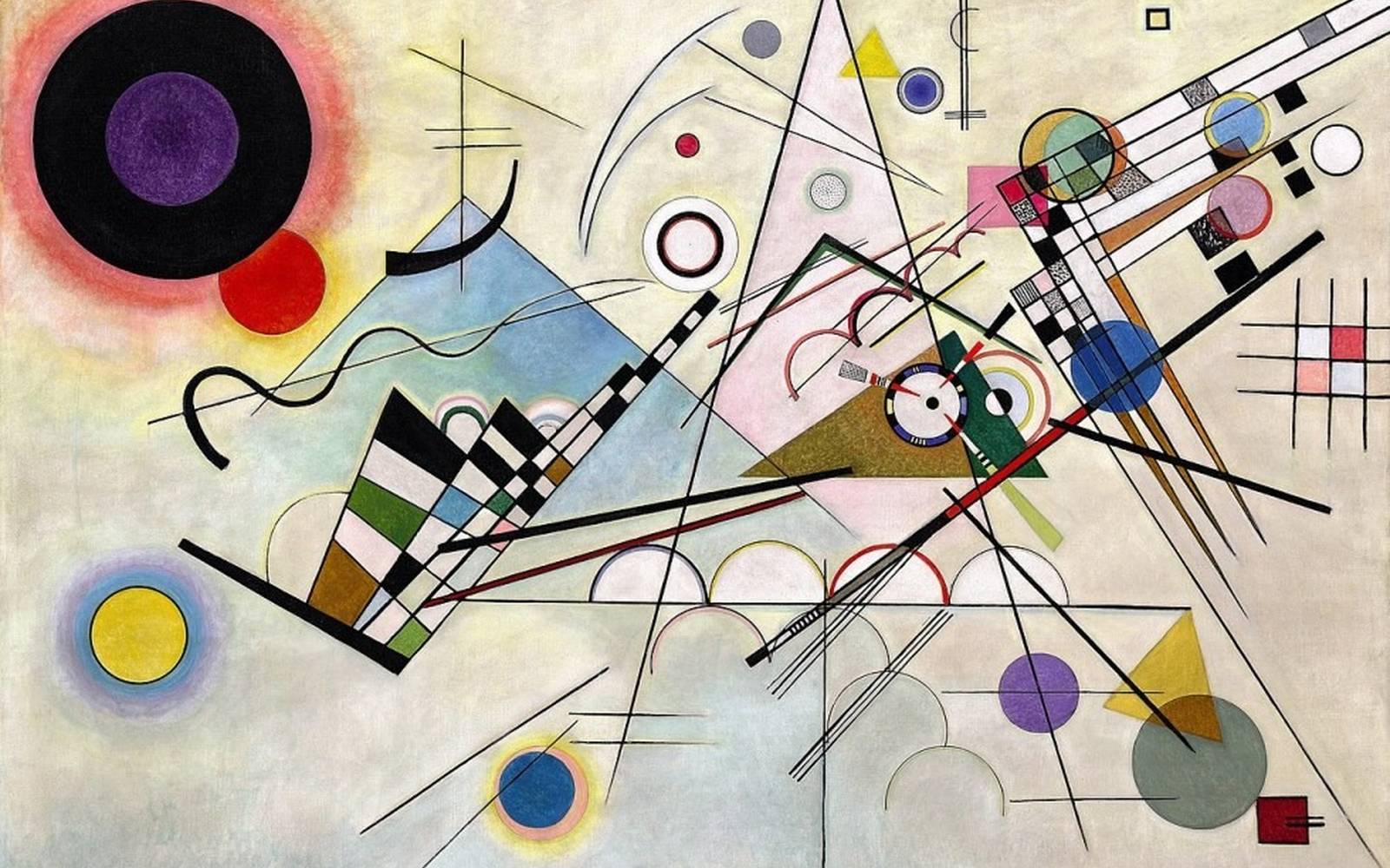 Composition 8 by Wassily Kandinsky, 1923