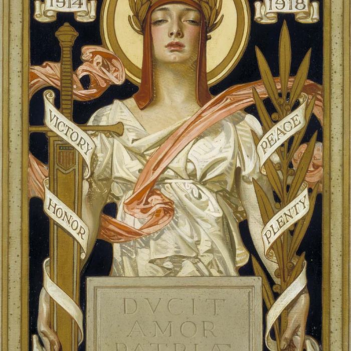 Great War Victory Illustration by J. C. Leyendecker