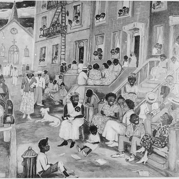 Midsummer Night in Harlem by Palmer Hayden