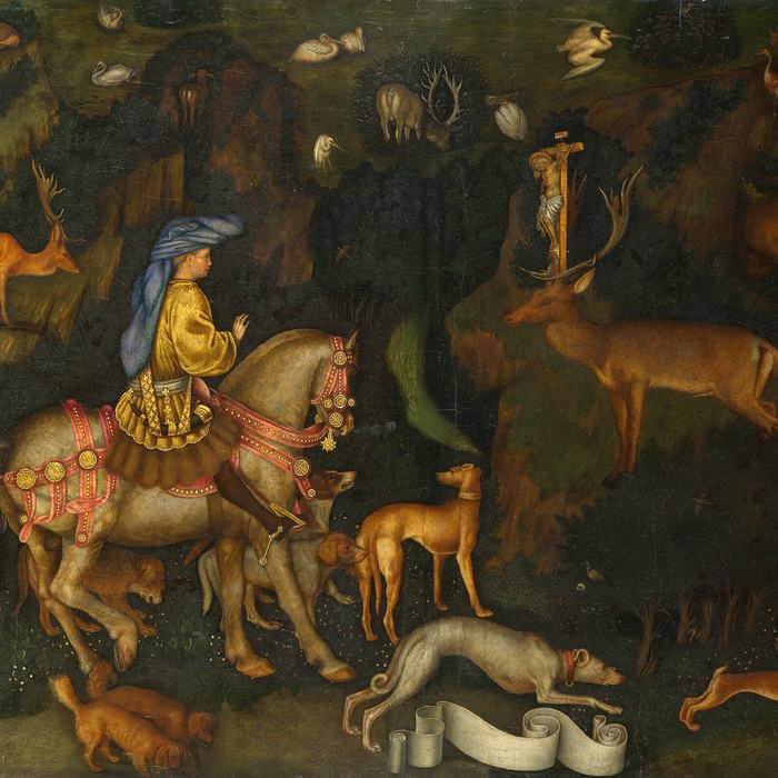 The Vision of Saint Eustace by Pisanello