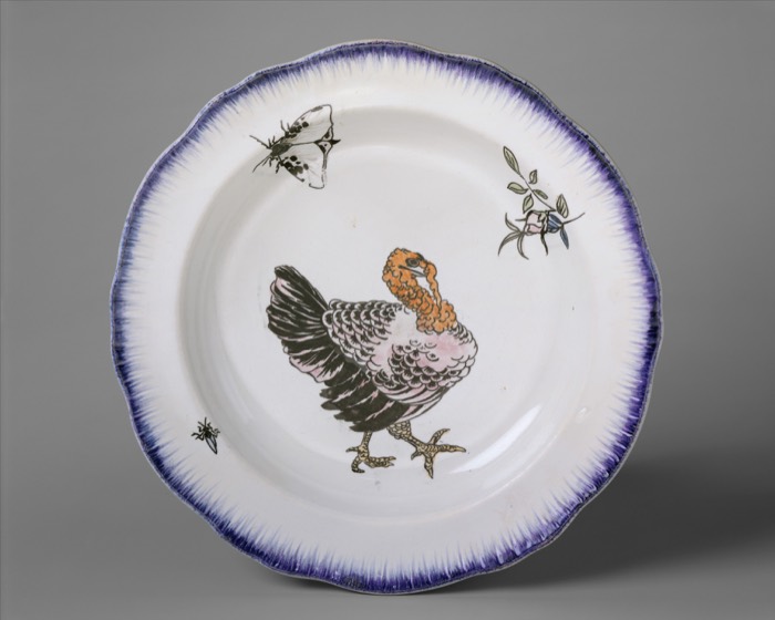 Soup plate from the Service Rousseau by Félix Bracquemond