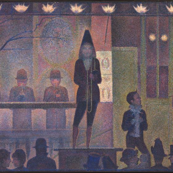 Circus Sideshow by Georges Seurat