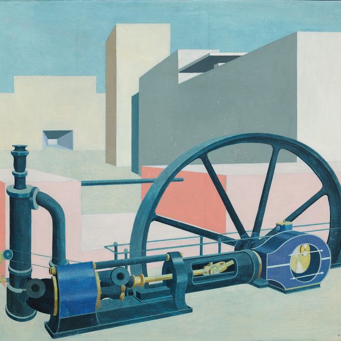 Composition with Turbine by Carl Grossberg