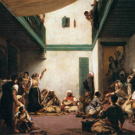 Jewish Wedding in Morocco by Eugène Delacroix
