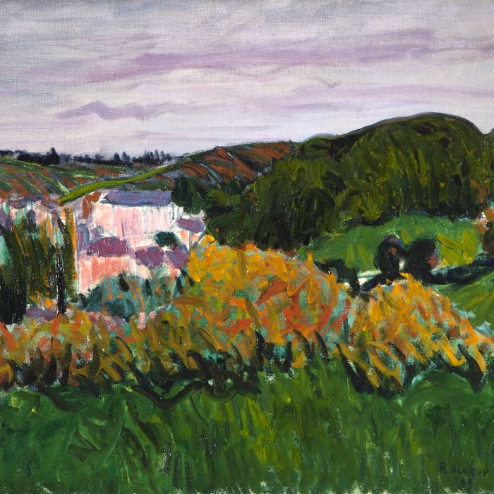 View of Pont-Aven by Roderic O'Conor