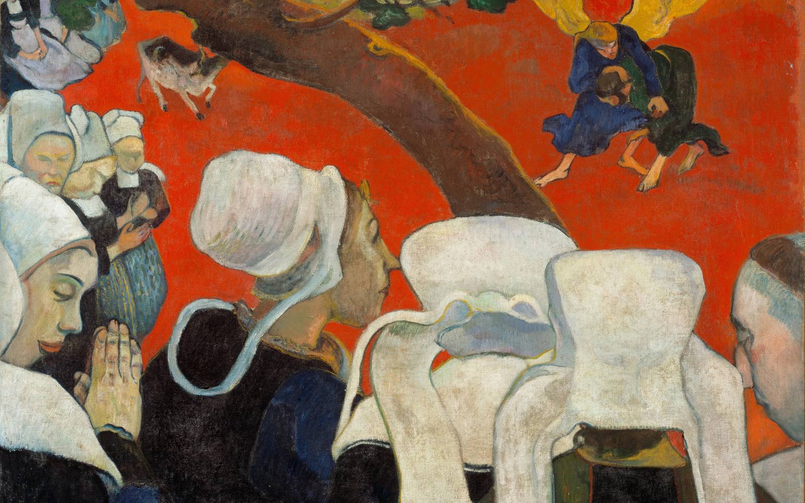 Vision After the Sermon by Paul Gauguin