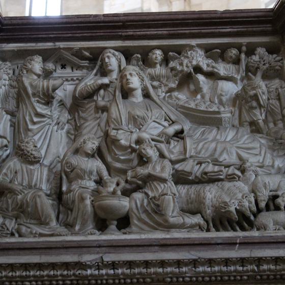 Pisa Baptistery Pulpit by Nicola Pisano