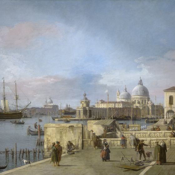 Entrance to the Grand Canal from the Molo