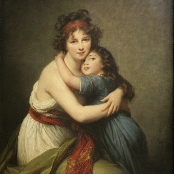 Self-Portrait with Her Daughter, Julie