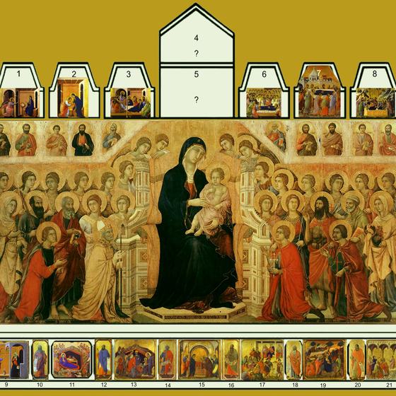 Maestà by Duccio and workshop